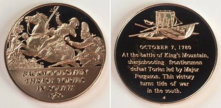 History of the American Revolution Backwoodsmen Thrash Tories In South - No Box