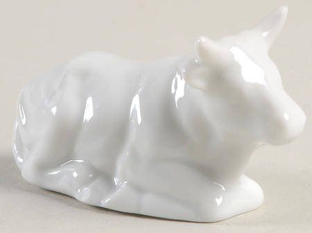 Nativity Figurines (White) Ox - No Box