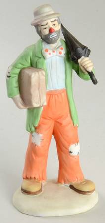 Emmett Kelly Jr-Open Edition Figurines On The Road Again - Boxed