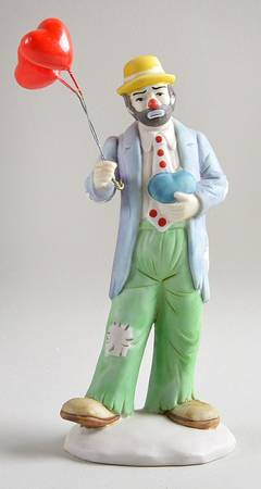 Emmett Kelly Jr-Open Edition Figurines Have A Heart - With Box