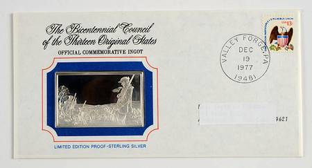 Bicentennial Council Ingots Valley Forge - No Box