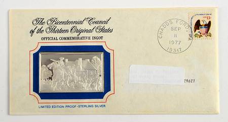 Bicentennial Council Ingots Battle Of Brandywine - No Box