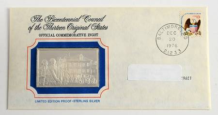 Bicentennial Council Ingots Congress Convenes In Baltimore - No Box