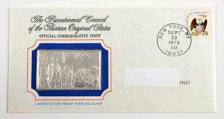 Bicentennial Council Ingots Execution Of Nathan Hale - No Box