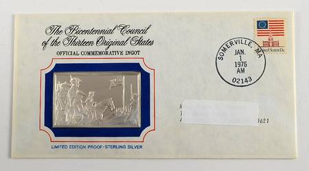 Bicentennial Council Ingots Continental Colors - No Box