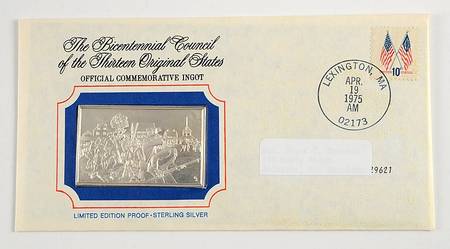 Bicentennial Council Ingots Encounter At Lexington - No Box