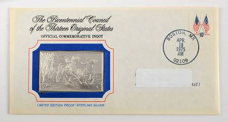 Bicentennial Council Ingots Paul Revere Sounds The Alert - No Box