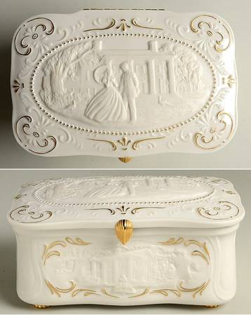 Gone With The Wind Giftware Jewelry Box-Musical-Plays Tara Theme - Boxed