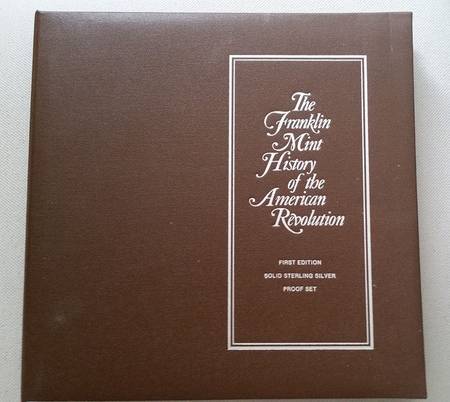 History of the American Revolution Sterling by Franklin Mint