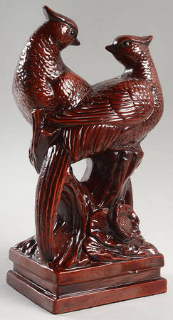 Ceramique Vernissage Chinese Pheasants-Cinnabar - No Box