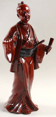 Ceramique Vernissage Samurai Warrior-Cinnabar - No Box