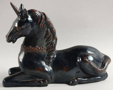 Ceramique Vernissage Unicorn - Black - With Box