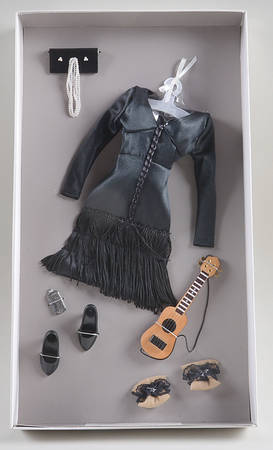Marilyn Monroe Doll Black Dress Ensemble-Some Like It Hot - Boxed