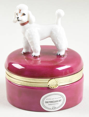Limoges Box Poodle - No Box