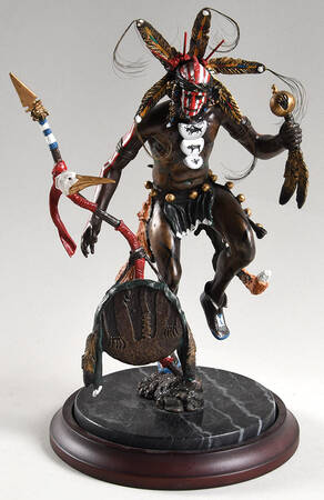 Native American Bronzes Spirit Of The Red Fox - No Box