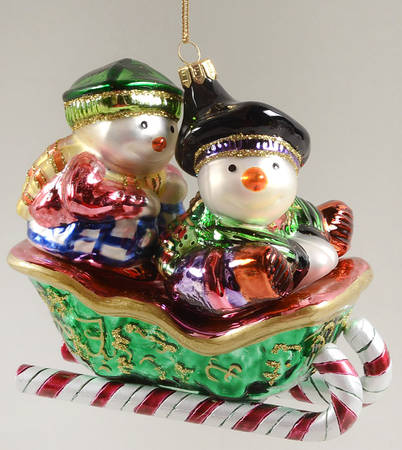 Today's Treasures Tomorrow's Traditions Snow Kids On Sleigh - Boxed