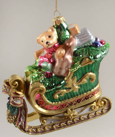 Today's Treasures Tomorrow's Traditions Sleigh With Toy Bag - With Box
