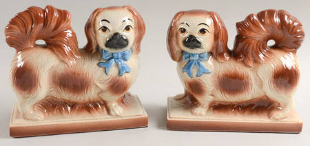 Book Ends Pekingese Pair - No Box