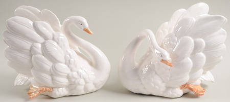 Book Ends Swans - No Box