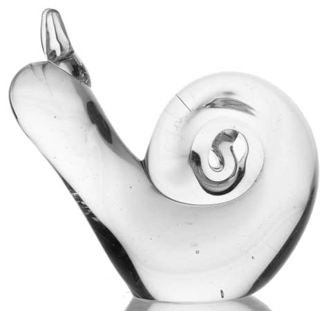 Crystal Figurines Snail - No Box