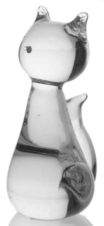 Crystal Figurines Cat - No Box