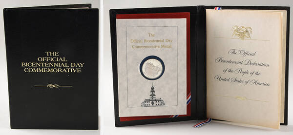 Official Bicentennial Day Commemorative by Franklin Mint