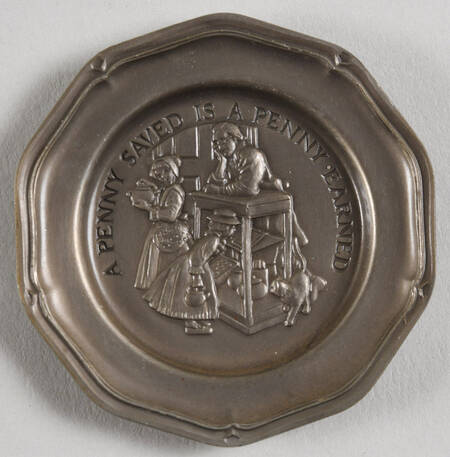 Ben Franklin's Poor Richard's Almanac A Penny Saved Is A Penny Earne - No Box