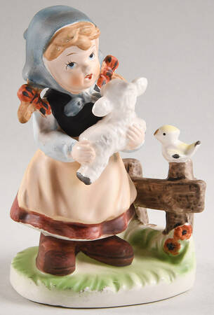 Collector's Choice Series Girl Holding Lamb - No Box