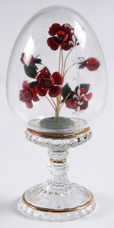 House of Faberge Crystal Eggs Rose Bouquet - No Box