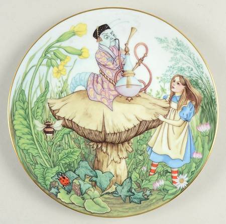 Alice In Wonderland Alice And The Caterpiller - No Box