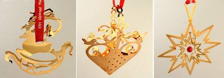 Annual Christmas Mobile Ornament Favorite Set-1991,1992,1993 - With Box