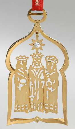 Annual Christmas Mobile Ornament Three Wise Men - Boxed