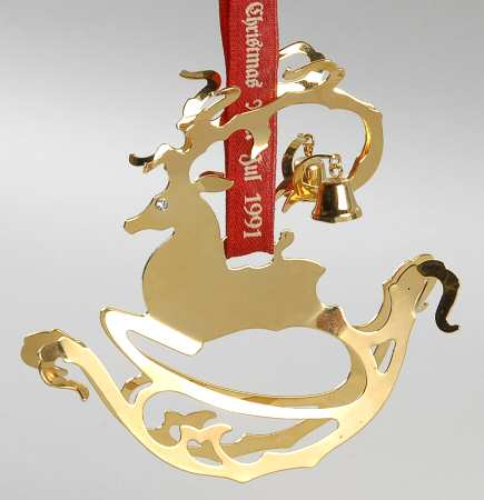 Annual Christmas Mobile Ornament Christmas Deer - Boxed
