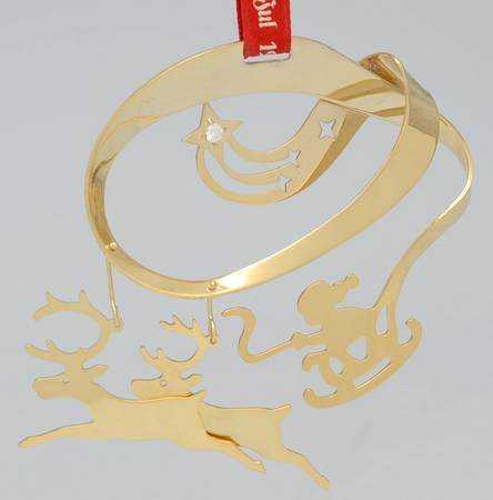 Annual Christmas Mobile Ornament Jingle Bells - Boxed