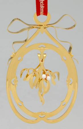 Annual Christmas Mobile Ornament Mistletoe - Boxed