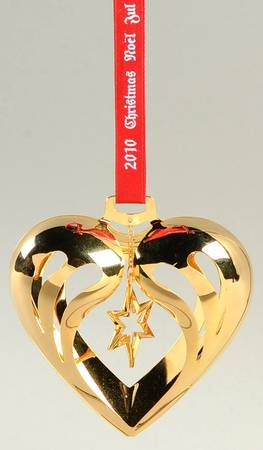 Annual Christmas Mobile Ornament Heart - Boxed