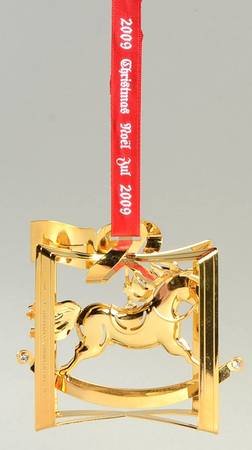 Annual Christmas Mobile Ornament Rocking Horse - Boxed