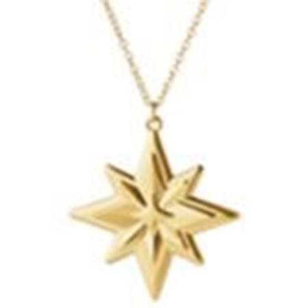 Christmas Ornaments with Chain Star With Chain - Boxed