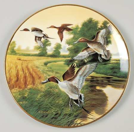 Classic Waterfowl : The Ducks Unlimited Pintails In Indian Summer - Boxed