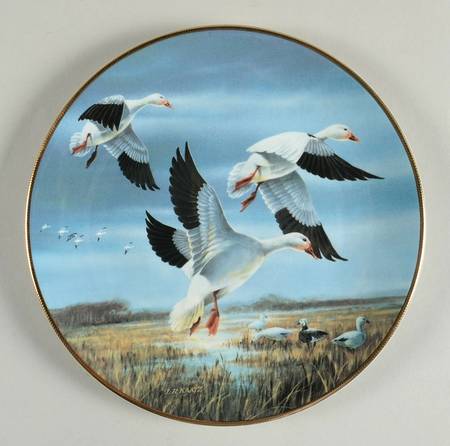 Classic Waterfowl : The Ducks Unlimited Snow Geese Against November Skies - No Box