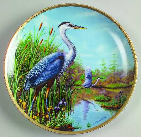 Elegant Birds The Great Blue Heron - Boxed