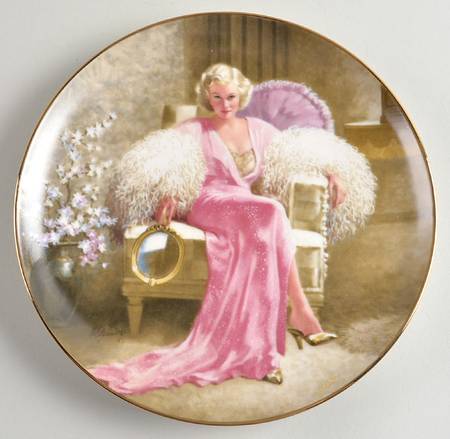 Hollywood Glamour Girls Jean Harlow-Dinner At Eight - With Box
