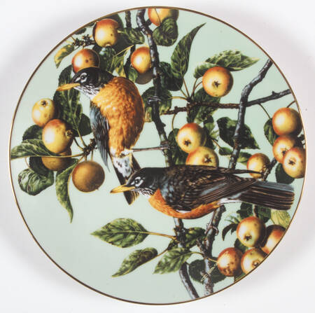 Portrait of Exquisite Birds Summer Gold:The Robin - Boxed