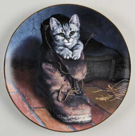 Victorian Cat Capers Puss In Boots - No Box