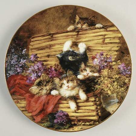 Victorian Cat Capers The Kitten Express - No Box