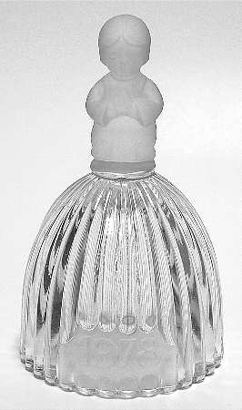 Crystal Annual Bell Praying Girl - With Box