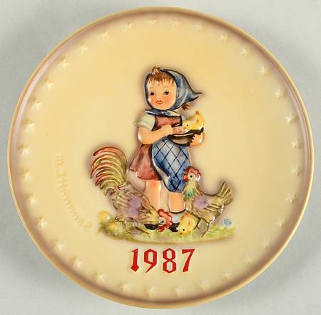 Hummel Annual Plate-Goebel Feeding Time - Boxed