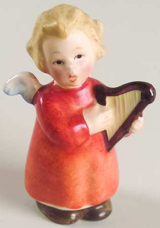 Goebel Figurines Angel With Harp - No Box