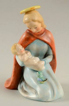 Religious Figurines (HX Mark) Mary With Jesus - No Box
