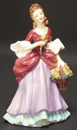 Ladies (FF Mark) Lady With Basket Of Flowers - No Box